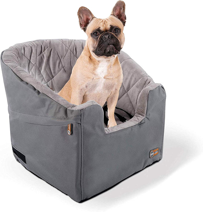 K&H Pet Product Bucket Booster Dog Car Seat, Elevated Pet Car Seat for Small Dogs & Cats Large Realtree Edge Camo