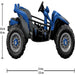 Power Wheels Dune Racer Extreme Blue 12V Ride on Vehicle