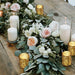 Gold Votive Candle Holders Set of 12, Mercury Glass Candle Holder for Wedding Table Centerpiece Party and Home Decor