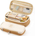 EASTHILL Big Capacity Pencil Pen Case Office College School Large Storage High Capacity Bag Pouch Holder Box Organizer Light Blue