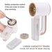 Rechargeable Fabric Shaver, Electric Commercial Lint Remover with LED Display & Big Trash Box, 3-Speeds for Removing Fuzz and Pill from Clothes, Furniture, Sweater, Couch and Blanket, White