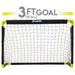 Kids Mini Soccer Goal Set - Youth Goal + Ball Set - 36"
