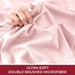 Queen Sheet Set - Hotel Luxury Bedding Sheets & Pillowcases - Extra Soft Cooling Bed Sheets - Deep Pocket up to 16 Inch - Wrinkle, Fade, Stain Resistant - 4 Piece (Queen, Blush Pink)