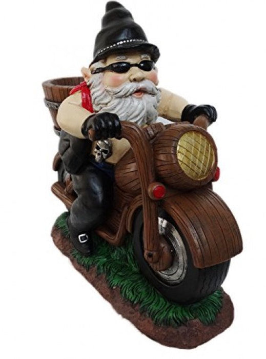 Biker Gnomes (Biker Planter Gnome)
