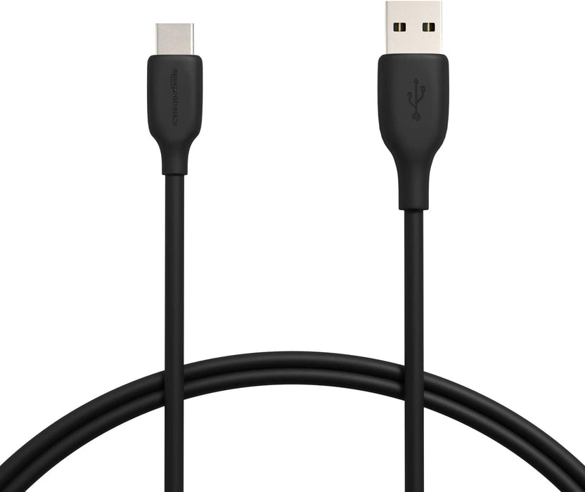 Fast Charging 3A USB-C2.0 to USB-A Cable (USB-IF Certified) - 6-Foot, Black