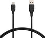 Fast Charging 3A USB-C2.0 to USB-A Cable (USB-IF Certified) - 6-Foot, Black