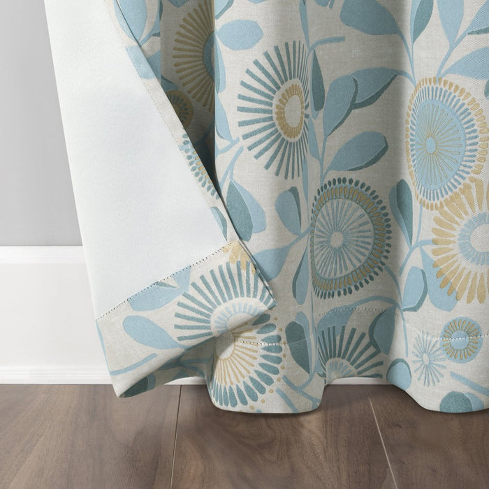 Mainstays Blackout Print Blackout Grommet Curtain Panel