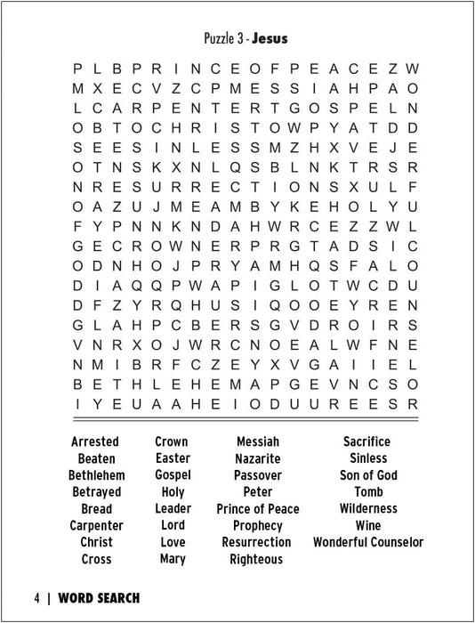 Large Print Word Search Puzzle Books in Bulk (25 Pack) - Bible Games for the Visually Impaired, Kids, Seniors - Dementia Activities - Word Search Gift for Nursing Home Residents