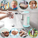 Automatic Soap Dispenser,Touchless Infrared Motion Touch Free Sensor Auto Soap Dispenser with Waterproof Base Suitable for Bathroom Kitchen Office Washroom Restaurants