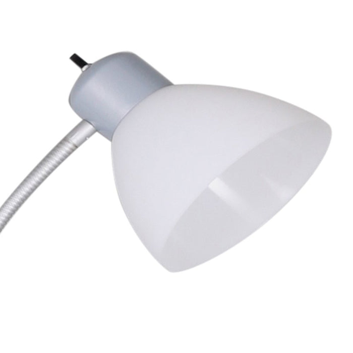 Mainstays 72'' Combo Floor Lamp with Adjustable Reading Lamp, Silver, Metal Material