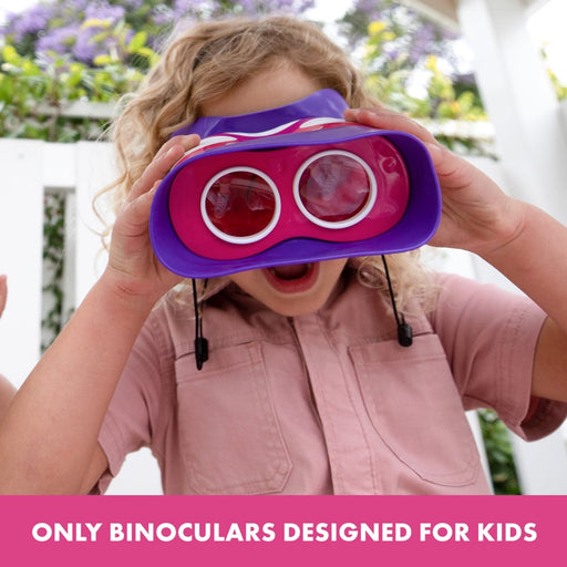 Geosafari Jr. Pink Kidnoculars Binoculars for Kids, Ages 3+