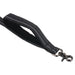 Sporn 6' Nylon, Suede & Nickel Standard Dog Leash, Black, M/L
