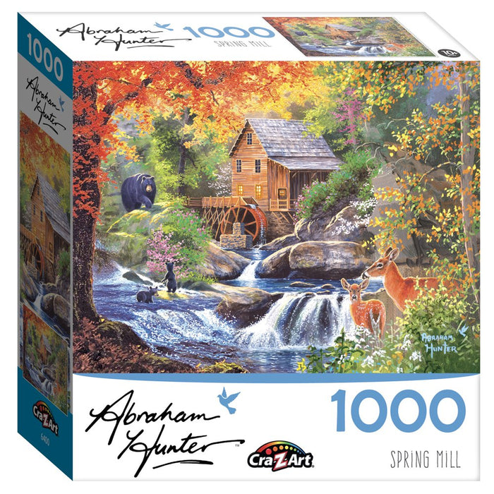 Abraham Hunter 1000 Piece Jigsaw Puzzle - Spring Mill