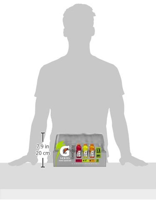 Gatorade Original Thirst Quencher Variety Pack, 20 Ounce Bottles (Pack of 12)