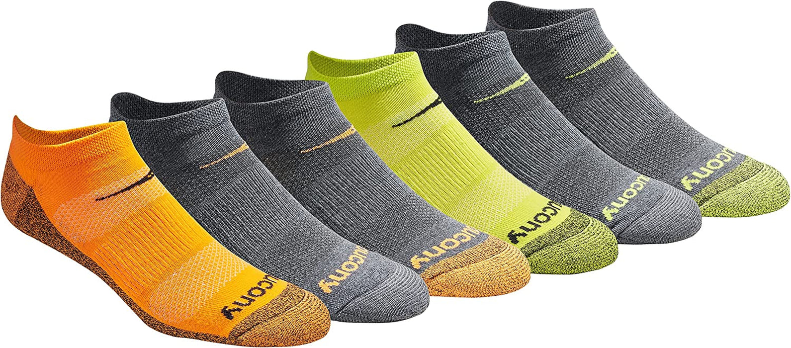 Men'S Multi-Pack Mesh Ventilating Comfort Fit Performance No-Show Socks
