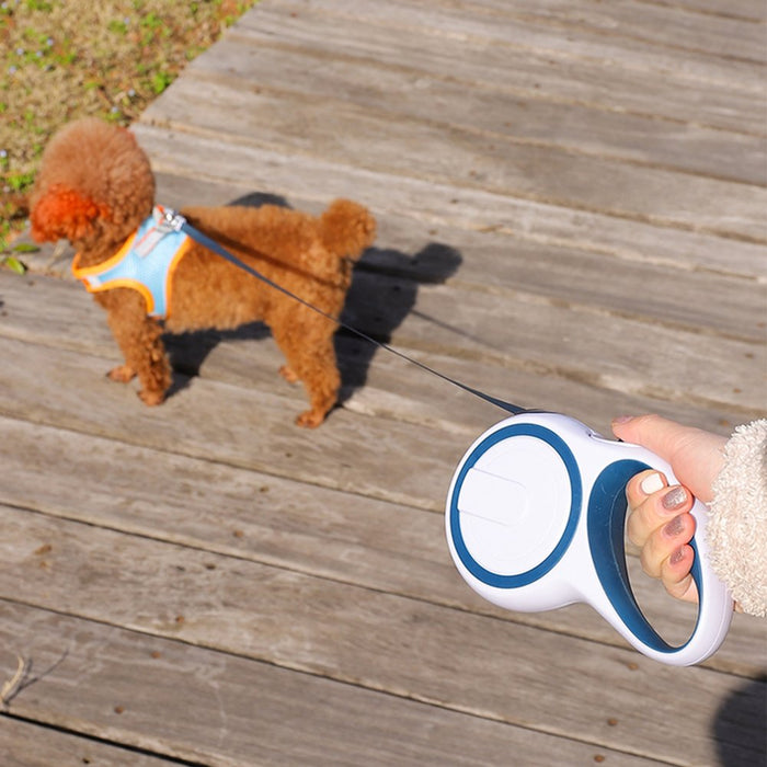 Retractable Dog Leash, 16FT Pet Walking Leash with Anti-Slip Handle for Small Medium Dogs and Cats, Nylon Tape & Tangle-Free