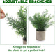 GIRLS Small Fake Plants Set of 4 - Eucalyptus Rosemary Succulents Plants Artificial in Pots for Home Decor Indoor - Mini Faux Potted Plants for Bedroom Bathroom Living Room Desk Shelf Decoration