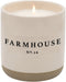 Farmhouse Candle | Autumn, Cinnamon, and Nutmeg, Fall Scented Soy Candles for Home | 12Oz Stone Jar, 60+ Hour Burn Time, Made in the USA