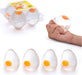Funky Egg Splat Ball Squishy Toys | 4 Pack | Stress Relief Eggs Yolk Balls Squishies Fun Toy for Children | Anxiety Reducer Sensory Play | Tension Relief for Adults & Help for Autism & ADHD