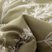 Queen Comforter Sets Olive Green Comforter,3 PCS Bedding Sets Floral Comforter Set Plant Flowers Printed on Green Comforter Set