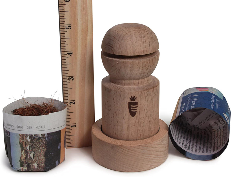 Newspaper Pot Maker for DIY Biodegradable Seedling Starter Pots