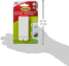 Large Picture Hanging Strips, Damage Free Hanging Picture Hangers, No Tools Wall Hanging Strips for Living Spaces, 4 White Adhesive Strip Pairs