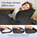 6 PC Sheet Set Sheets Deep Pockets 18" Eco Friendly Wrinkle Free Sheets Machine Washable Hotel Bedding Silky Soft - Black Queen