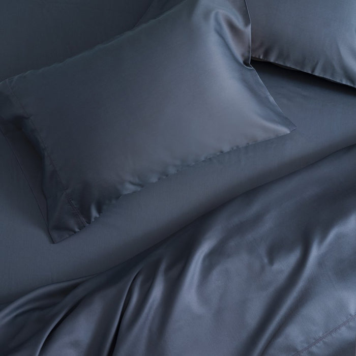Hotel Style 500 Thread Count Tri-Blend with Lyocell Bed Sheet Set, Full, Blue Cove