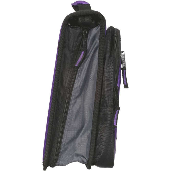 Case It 2" D-Ring Zipper Binder with 13" Tablet Pouch, Purple, LT-007