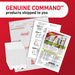 Command Large Picture Hanging Strips, Damage Free Hanging Picture Hangers, No Tools Wall Hanging Strips for Living Spaces, 14 White Adhesive Strip Pairs(28 Command Strips)