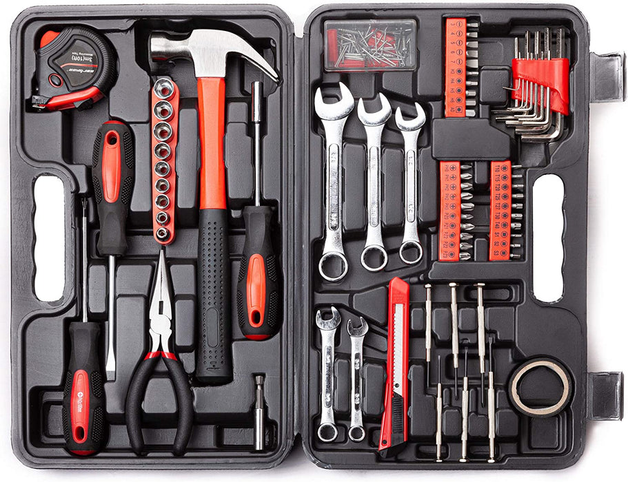 148 Piece Automotive and Household Tool Set - Perfect for Car Enthusiasts and DIY Home Repairs