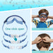 Kids Swim Goggles, Anti-Leak Anti-Fog Wide View Swimming Goggles for Boys Girls Children from 4 to 12 Years Old-Blue