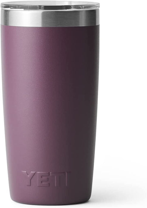 Rambler 10 Oz Tumbler, Stainless Steel, Vacuum Insulated with Magslider Lid, Nordic Purple