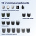 Multigroom Series 7000 23 Piece Mens Grooming Kit, Trimmer for Beard, Head, Body, and Face - No Blade Oil Needed, MG7750/49