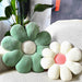Flower Pillow，Flower Shaped Throw Pillow，Flower Floor Pillow Cushion Home Decorative Cute Seating Daisy Flower Cushion for Sofa Chair Bed
