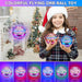 Flying Orb Ball Toys,Galactic Fidget Spinner for Kids,Magic Boomerang Spinner with Flashing LED Lights,Hand Controller Mini Drone for Kids Adults Outdoor Indoor,Cool Toys (Purple)
