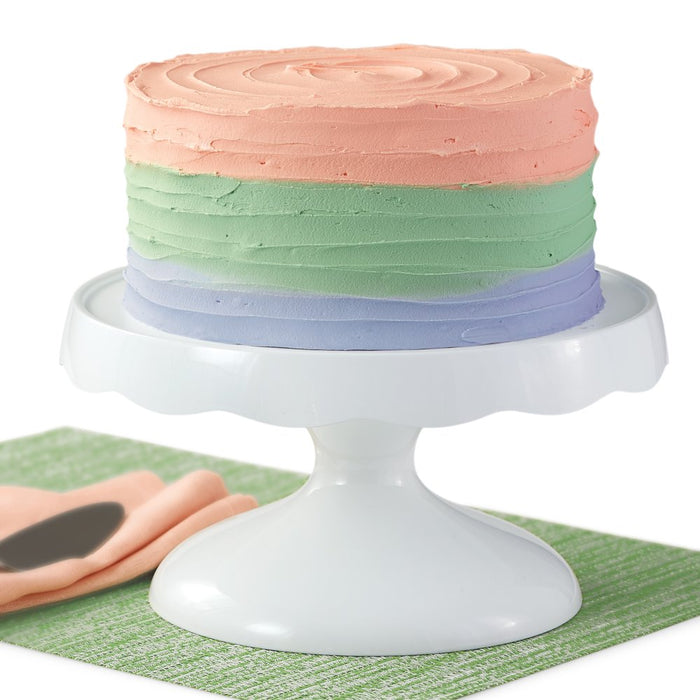 2-In-1 Pedestal Cake Stand and Serving Plate, 10-Inch round Stand