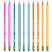 Ticonderoga Striped Wood-Cased Pencils, #2 HB Soft, Pre-Sharpened, 10 Count