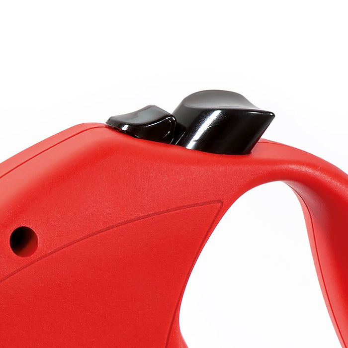 Flexi Retractable Dog Leash (Cord), 16 Ft, Small, Red
