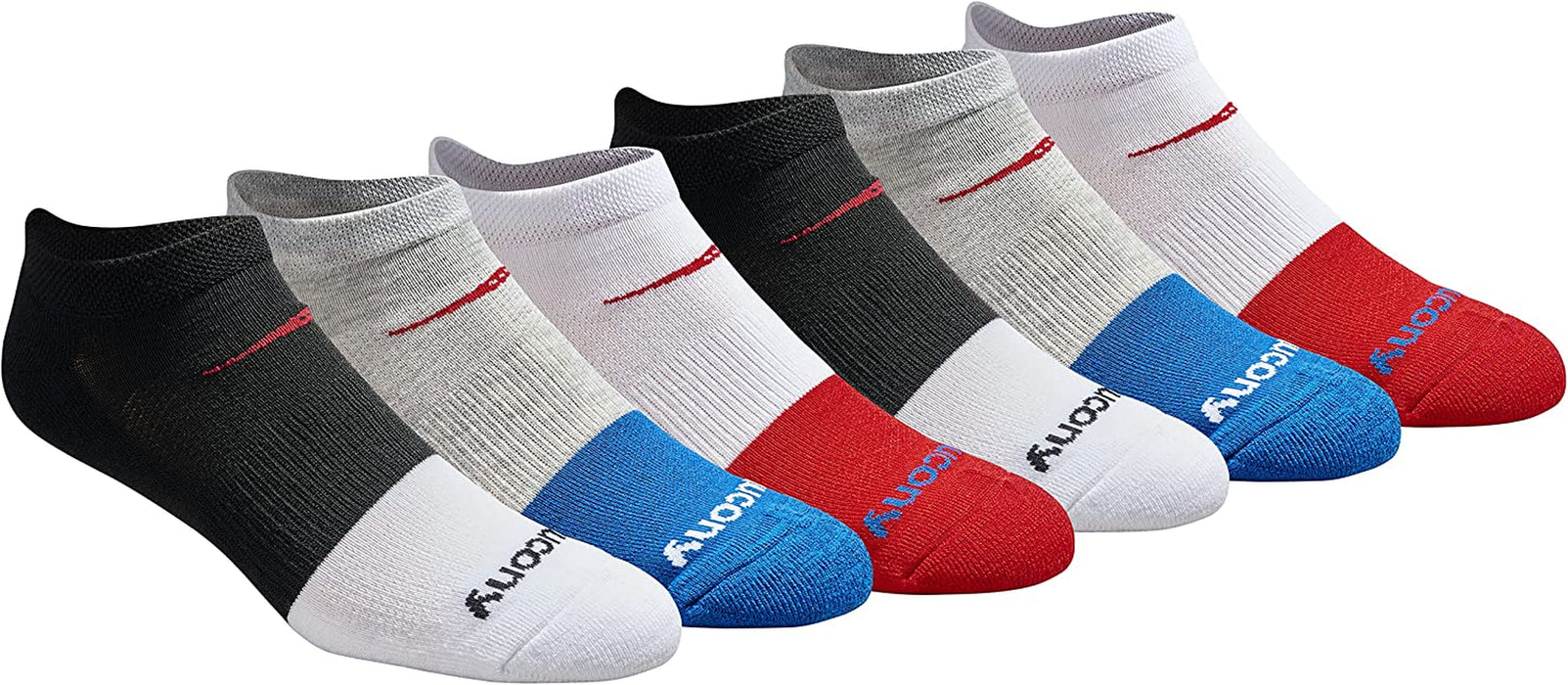 Men'S Multi-Pack Mesh Ventilating Comfort Fit Performance No-Show Socks