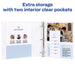 Avery 2" Durable View Binder, Slant Rings, White, 500 Sheets