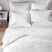 Queen Bed in a Bag White Seersucker Comforter Set with Sheets 7-Pieces All Season Bedding Sets with Comforter, Pillow Sham, Flat Sheet, Fitted Sheet and Pillowcase