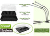 [Upgraded Light] Seed Starter Kit with Grow Light - Durable Seed Tray, 60 Cell Seed Starting Tray, Humidity Dome for Seed Growing Germinating, Seedling Starting, Cutting Clone & Plant Propagation Kit