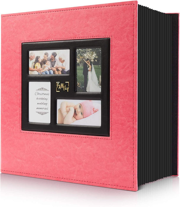 Photo Album 4X6 500 Pockets Photos, Extra Large Capacity Family Wedding Picture Albums Holds 500 Horizontal and Vertical Photos (500Pockets, Teal)