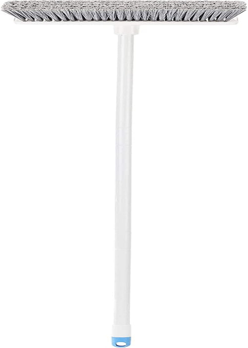 Heavy-Duty Broom, Blue and White