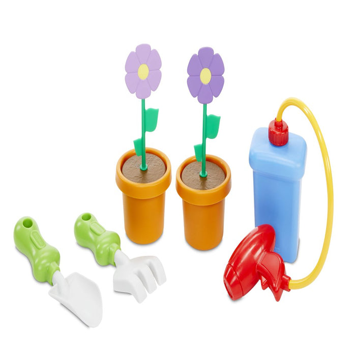 Little Tikes 2-In-1 Garden Cart & Wheelbarrow Play Gardening Toy with 10 Pieces and Sprinkler for Indoor Outdoor Preschool Pretend Play for Kids Toddlers Girls Boys Ages 2 3 4+