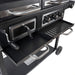 Revoace Dual Fuel Gas & Charcoal Combo Grill, Black with Stainless