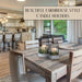 Rustic Farmhouse Lantern Decor - Stylish Decorative Lanterns for Your Living Room, Fireplace Mantle or Kitchen Dining Table - Modern Upscale Beauty for Your Entire Home