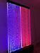 72"X40" 3XL Bubble Fountain, Stainless Steel Base Twin Bubble Panel, Color Lights/Remote Ctrl