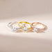 925 Sterling Silver 1.25 CT round Solitaire Cubic Zirconia Engagement Ring Halo Promise Ring Size 3-13